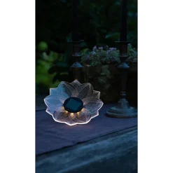 Gartendekoration ·Solarleuchten|Gartendekoration ·Led-Leuchten|Die moderne Hausfrau LED-Solarleuchte "Lotusblüte", 2 Stück