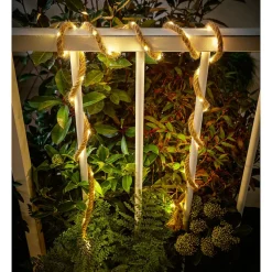 Lichterketten|Gartendekoration ·Lichterketten|Die moderne Hausfrau ﻿LED-Solar-Seil