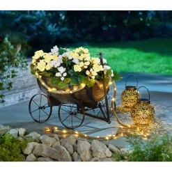 Lichterketten|Gartendekoration ·Lichterketten|Die moderne Hausfrau ﻿LED-Solar-Seil