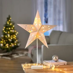 Weihnachtsdekoration·Weihnachtsbeleuchtung|Gartendekoration ·Led-Leuchten|Die moderne Hausfrau LED-Stern „Lampion“