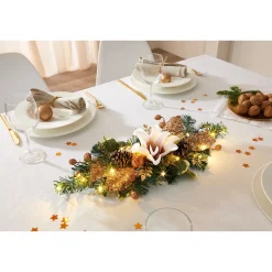 Weihnachtsdekoration·Weihnachtsbeleuchtung|Dekofiguren|Die moderne Hausfrau LED-Tischaufleger „Magnolie“