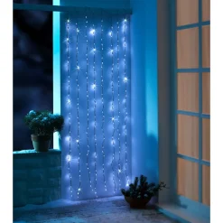 Lichterketten|Gartendekoration ·Lichterketten|Die moderne Hausfrau LED-Wasserfall-Lichterkette, 2 m