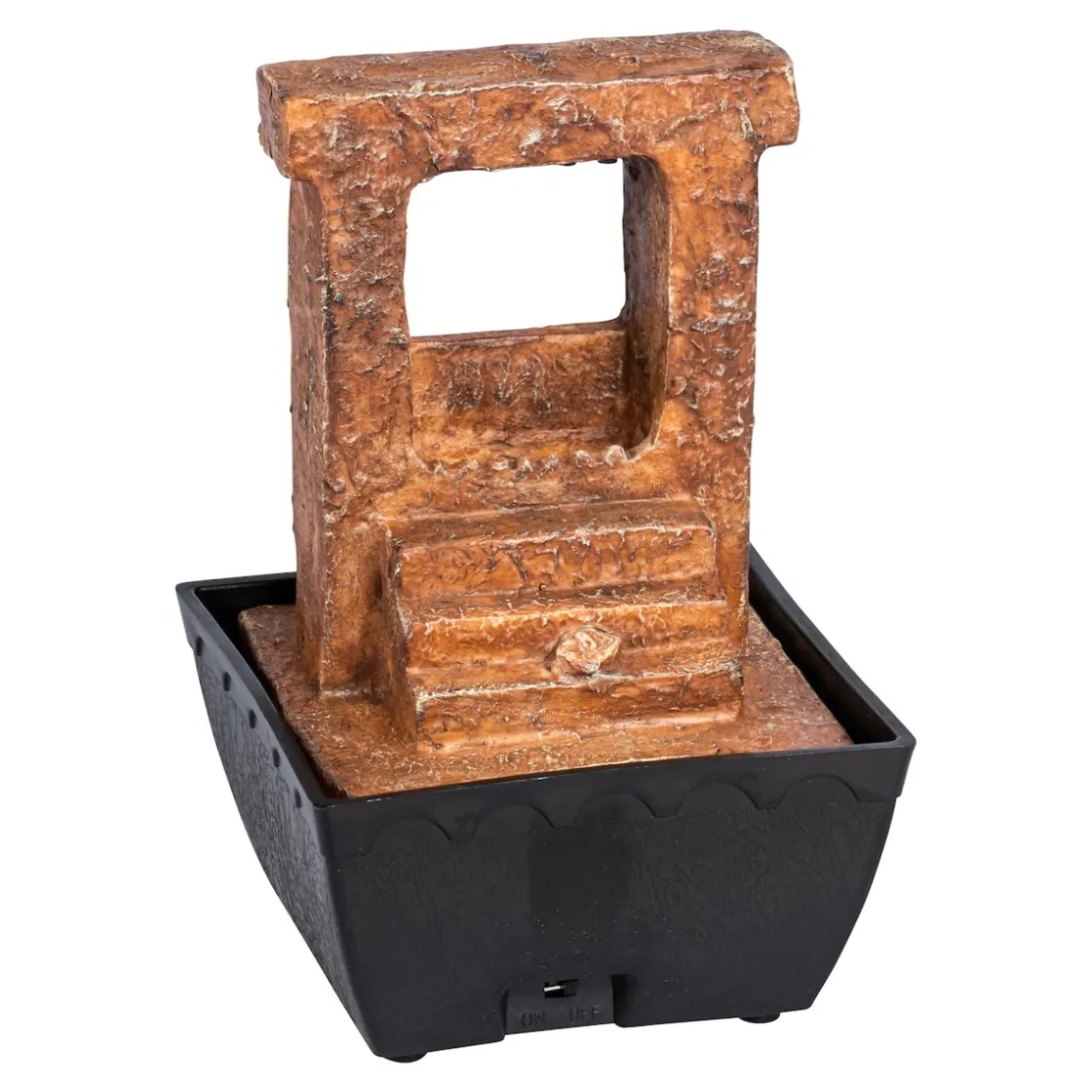 Dekofiguren|Die moderne Hausfrau LED-Zimmerbrunnen „Wasserfall“