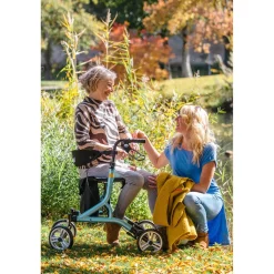 Rollatoren|Die moderne Hausfrau Leichtgewichtrollator Nitro SL Spa-blau