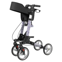 Die moderne Hausfrau Leichtgewicht-Rollator Premium, Aluminium, mit Rückengurt und Tasche - AT51006 Sonderedition