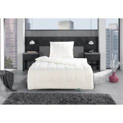 Bettzubehör ·Bettdecken & Kopfkissen|Die moderne Hausfrau Leichtsteppbett Kontrolliert natürliche Baumwolle 155x220 cm