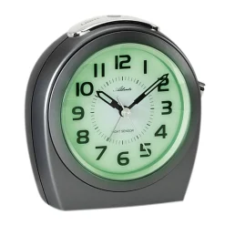 Uhren & Wecker|Die moderne Hausfrau Leucht-Quartzwecker grau