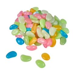 Gartendekoration ·Solarleuchten|Frühlingsdekoration|Die moderne Hausfrau Leucht-Steine "Kunterbunt", 100 Stück