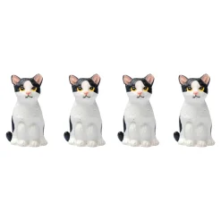 Spiele|Die moderne Hausfrau Ludo-Brettspiel „Katzenärger“, Holzspielbrett, 16 Spielfiguren + Würfel