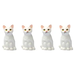 Spiele|Die moderne Hausfrau Ludo-Brettspiel „Katzenärger“, Holzspielbrett, 16 Spielfiguren + Würfel