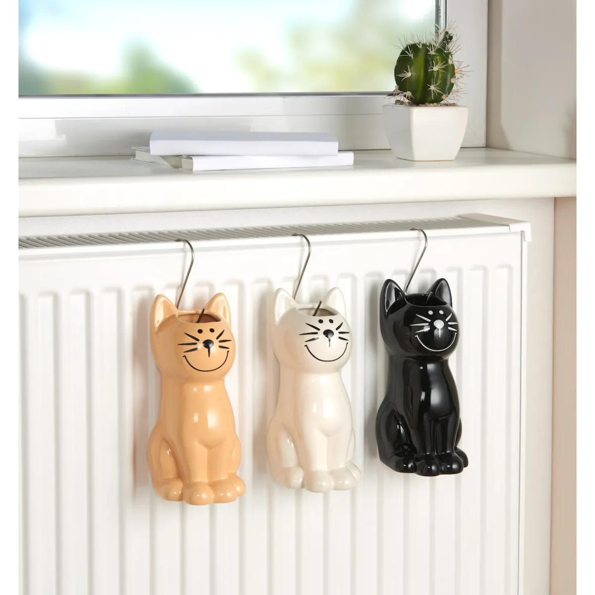 Die moderne Hausfrau Luftbefeuchter „Kitty“ schwarz