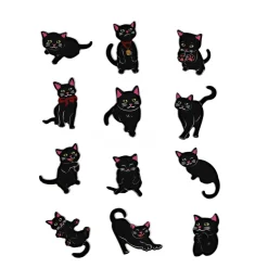 Bürobedarf|Die moderne Hausfrau Magnete "Katzenbaby", 12 Stück