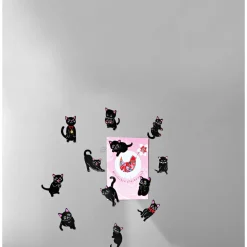 Bürobedarf|Die moderne Hausfrau Magnete "Katzenbaby", 12 Stück
