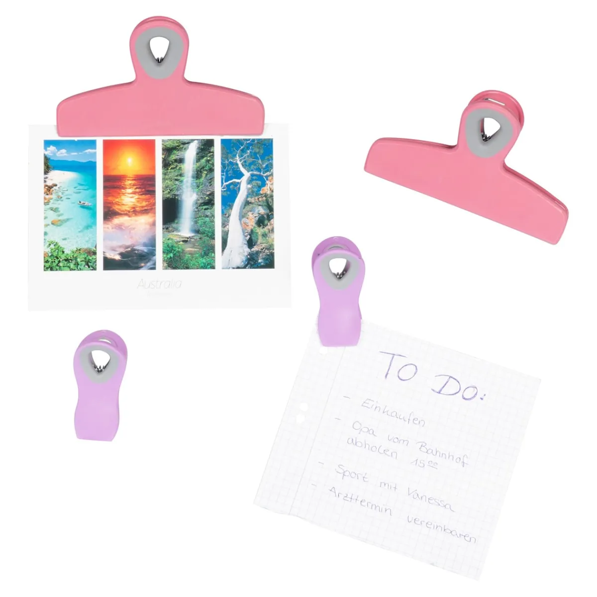 Die moderne Hausfrau Magnetklammern, 8-teilig