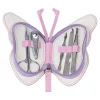 Nagel- & Fußpflegeprodukte·Mani- & Pediküre-Sets|Die moderne Hausfrau Maniküre-Set „Schmetterling“, 6-teilig