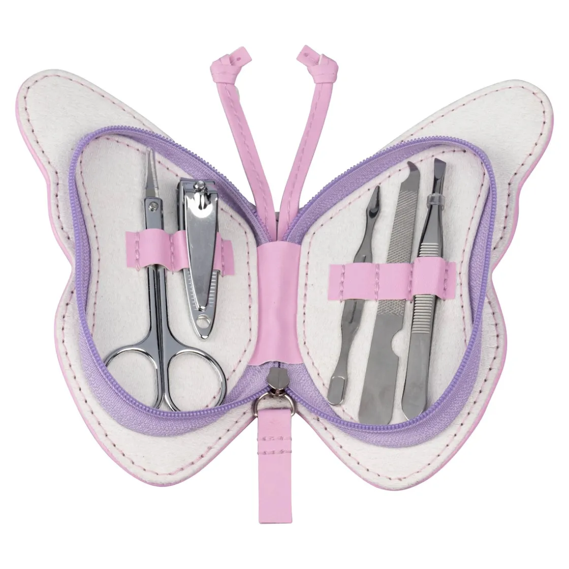 Nagel- & Fußpflegeprodukte·Mani- & Pediküre-Sets|Die moderne Hausfrau Maniküre-Set „Schmetterling“, 6-teilig