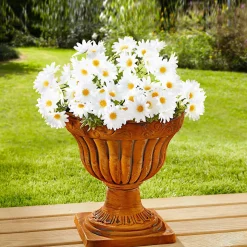 Kunstpflanzen|Osterdekoration|Die moderne Hausfrau Margeritenbusch weiß