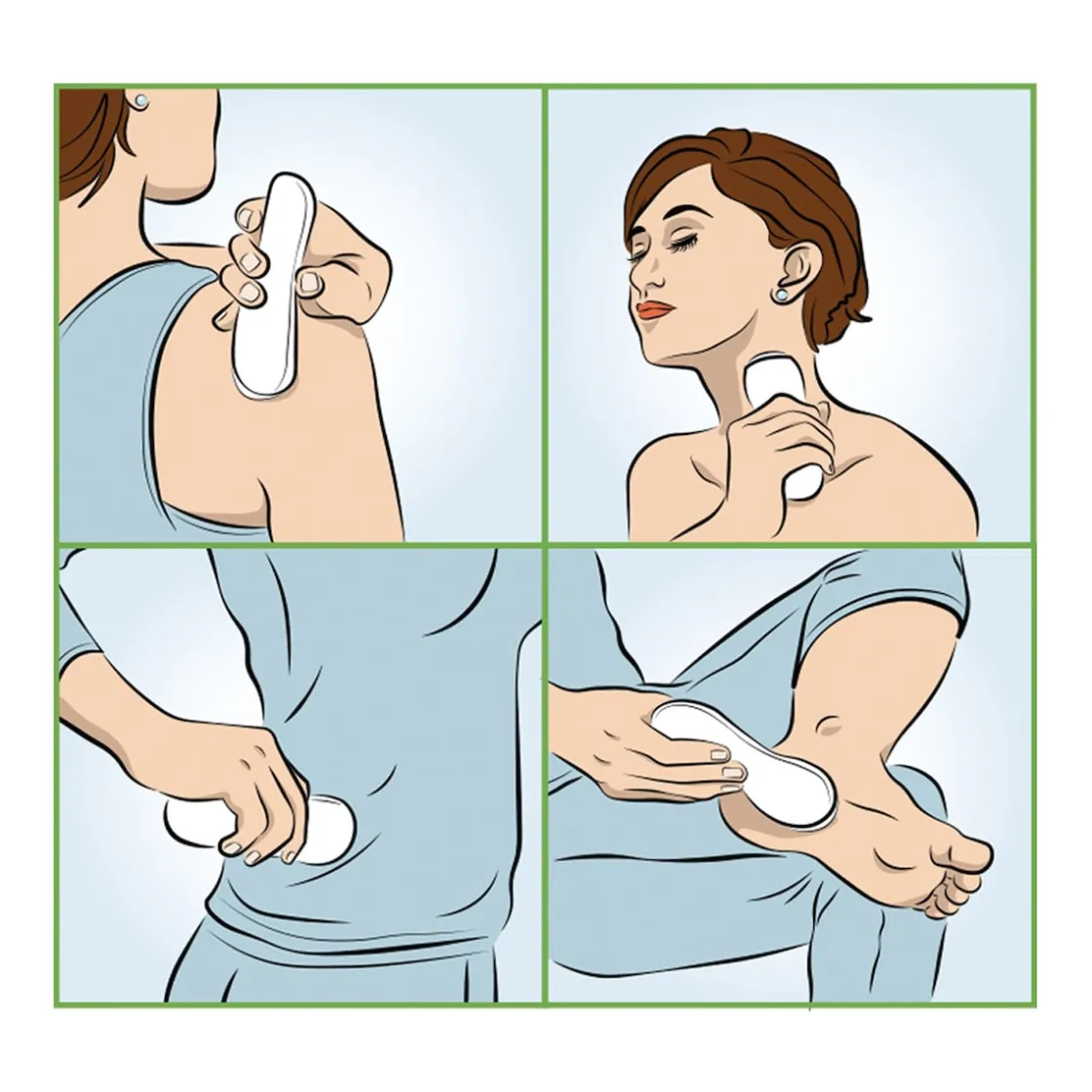 Massage-Produkte·Massagegeräte|Wellness-Freunde|Die moderne Hausfrau Massage-Gerät "Mini-Multi"