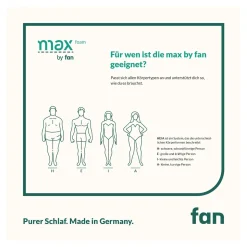 Bettzubehör ·Matratzen|Matratzen|Die moderne Hausfrau Matratze max foam by fan