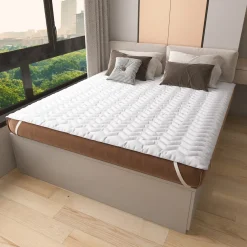 Bettzubehör ·Matratzentopper|Die moderne Hausfrau Matratzenauflage, Hygiene-Unterbett 160x200 cm