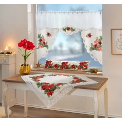 Gardinen & Stores|Die moderne Hausfrau M-Bogen-Gardine „Amaryllis“