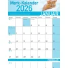 Wand- & Taschenkalender|Die moderne Hausfrau Merkkalender 2026 „Katzenbabies“