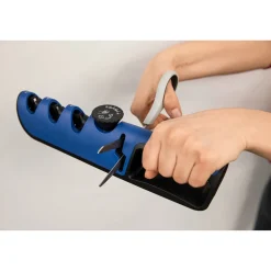 Messerschleifer|Hobbyköche|Die moderne Hausfrau Messerschärfer „3 in 1“ BladeStar