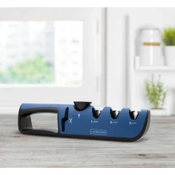 Messerschleifer|Hobbyköche|Die moderne Hausfrau Messerschärfer „3 in 1“ BladeStar