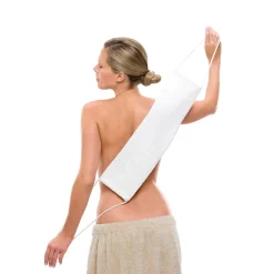 Badebürsten & Eincremehilfen|Die moderne Hausfrau Micro-Peeling Rückenreiniger weiß