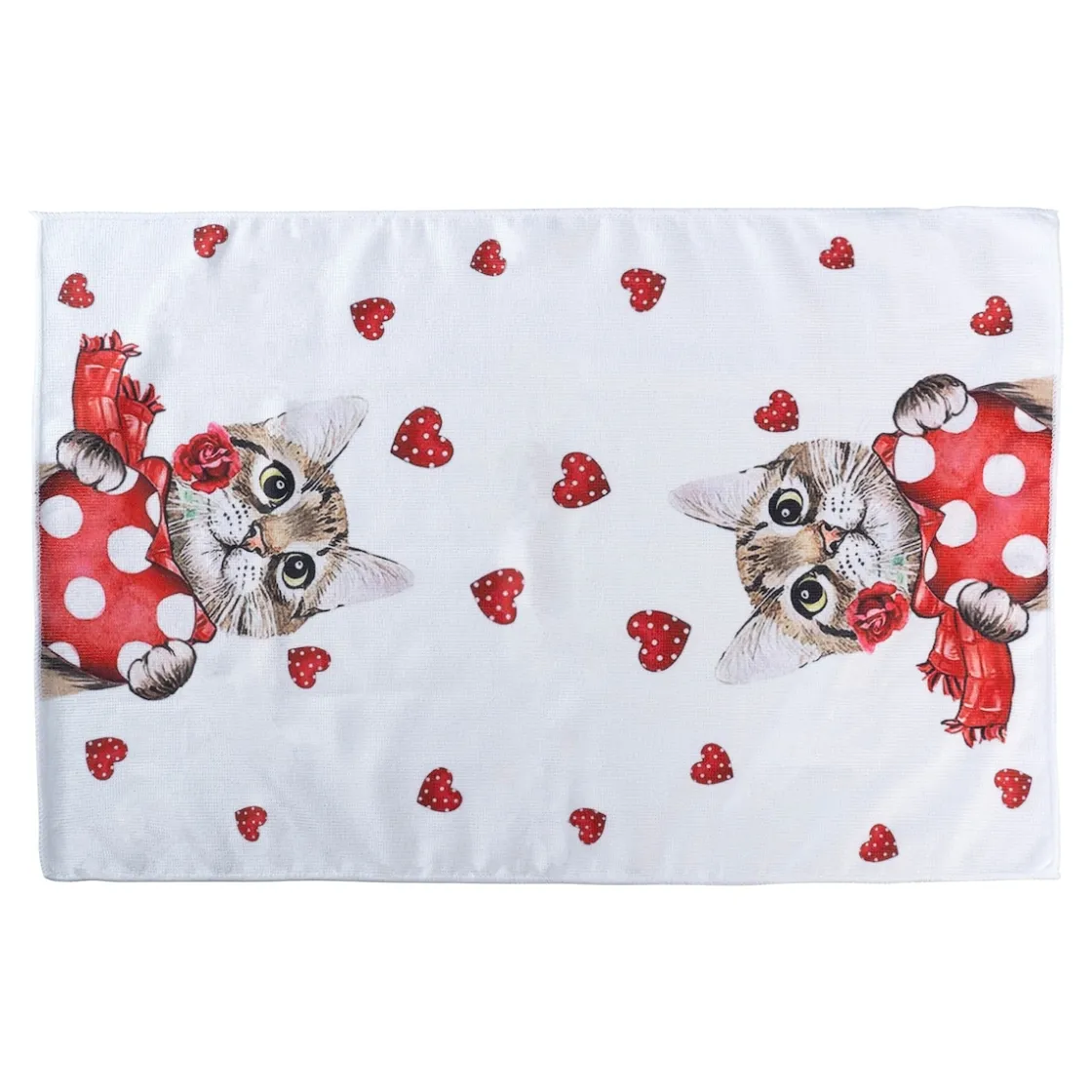 Geschirrtücher|Geschirrtücher|Die moderne Hausfrau Mikrofaser-Geschirrtuch „Kater Max“