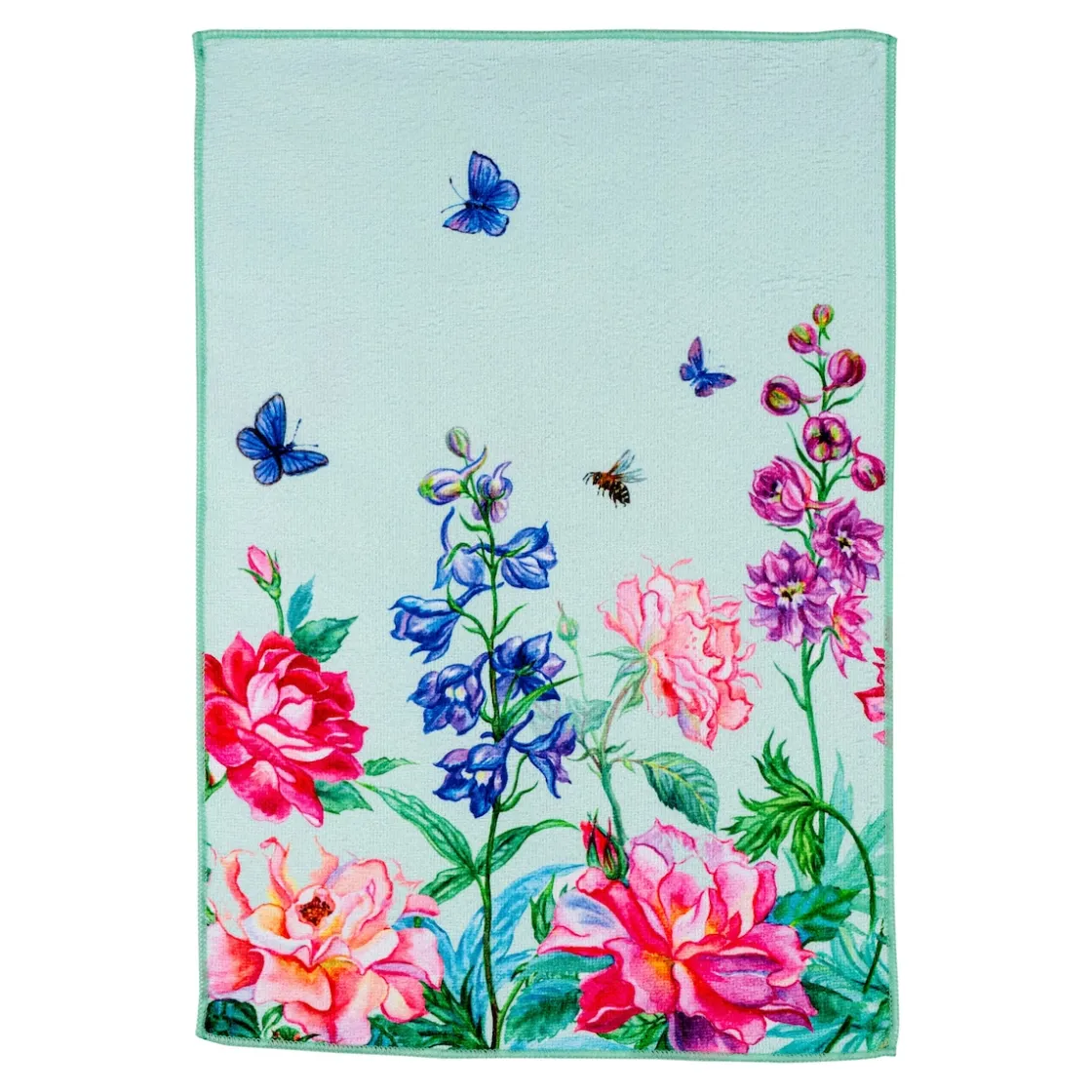 Geschirrtücher|Geschirrtücher|Die moderne Hausfrau Mikrofaser-Küchentücher „Blumenpracht“, 9 Stück