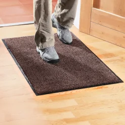 Schmutzfangmatten|Die moderne Hausfrau Mikrofaser-Matte braun 150x90 cm