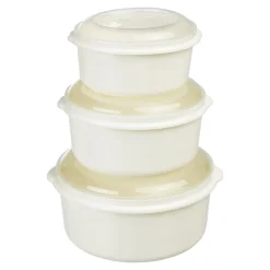 Mikrowellengeschirr|Lebensmittelbehälter|Die moderne Hausfrau Mikrowellen-Dosen, 6-teilig