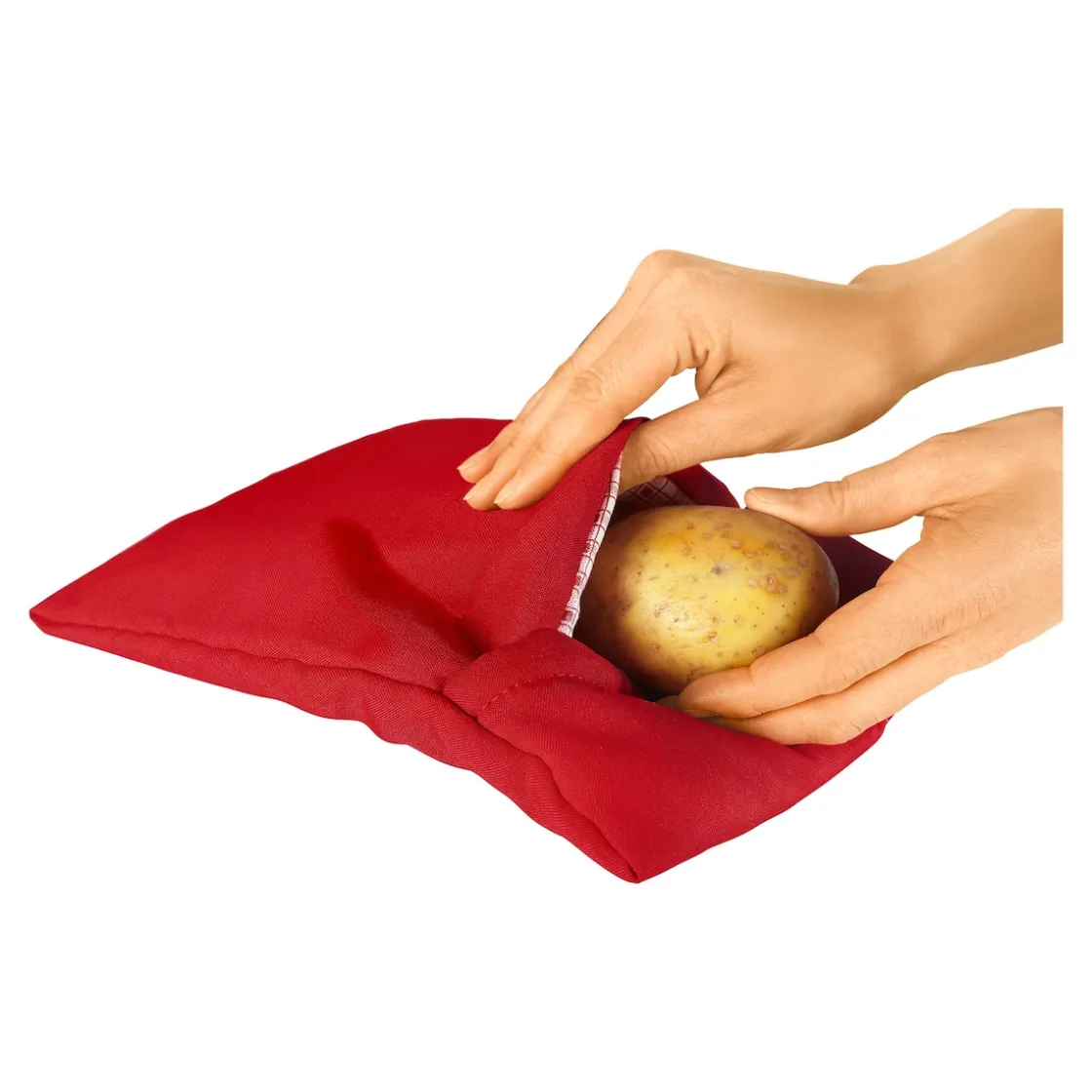 Mikrowellengeschirr|Hobbyköche|Die moderne Hausfrau Mikrowellen-Kartoffelgarer rot