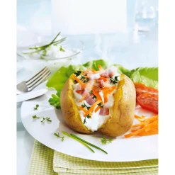 Mikrowellengeschirr|Hobbyköche|Die moderne Hausfrau Mikrowellen-Kartoffelgarer rot