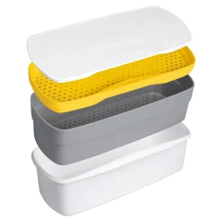 Mikrowellengeschirr|Die moderne Hausfrau Mikrowellen-Pastakocher, 4-teilig