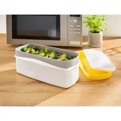 Mikrowellengeschirr|Die moderne Hausfrau Mikrowellen-Pastakocher, 4-teilig