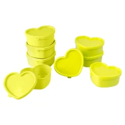 Die moderne Hausfrau ﻿Mini-Frischaltedosen „von Herzen“, 8 Stück je 80 ml