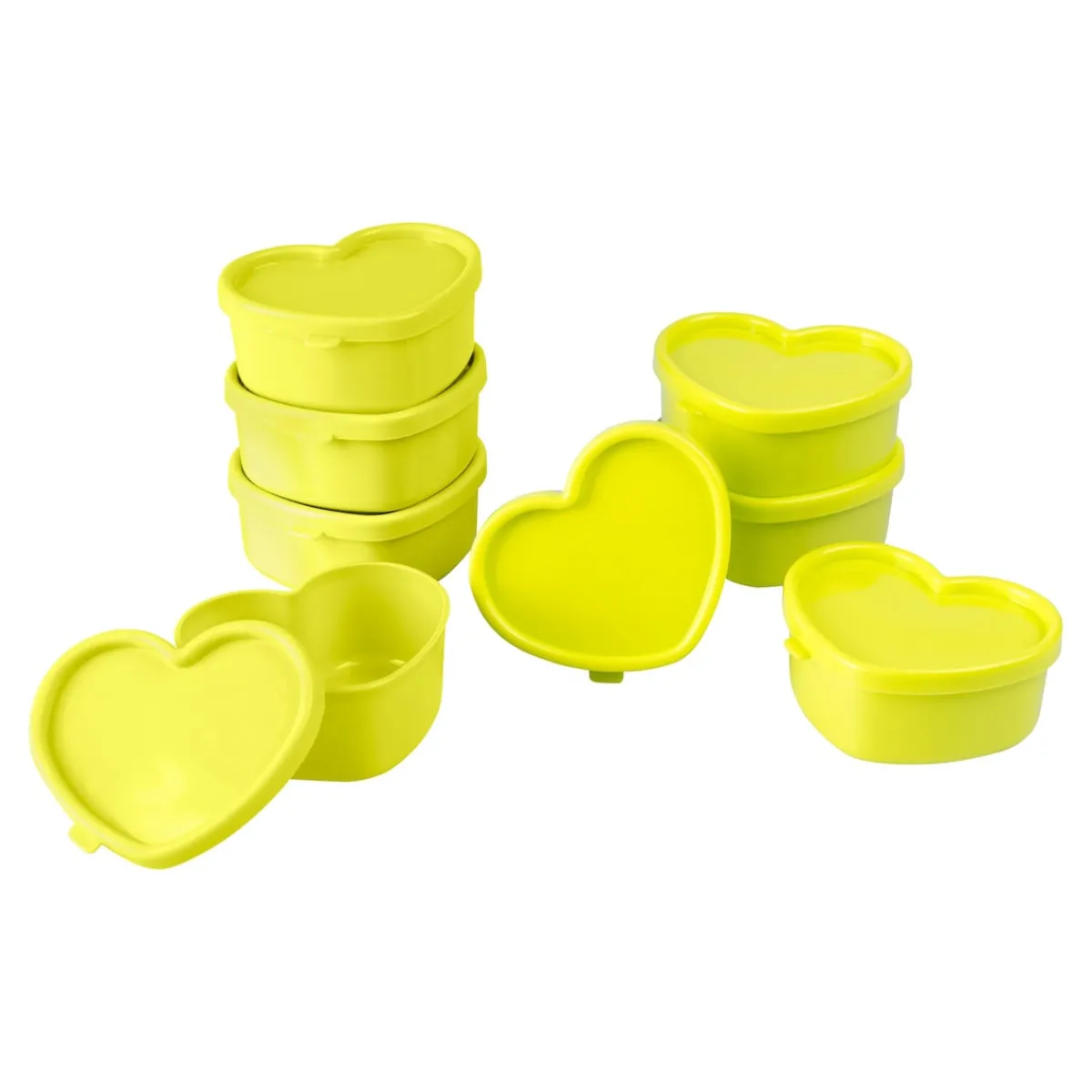 Die moderne Hausfrau Mini-Frischaltedosen „von Herzen“, 8 Stück je 80 ml