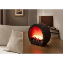 Dekofiguren|Die moderne Hausfrau Mini-Kamin „Romantik“