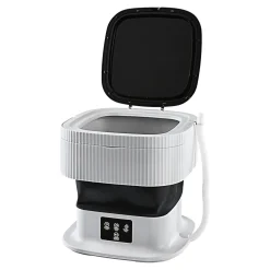 Geniale Gartenhelfer|Camping|Die moderne Hausfrau Mini-Waschmaschine, faltbar