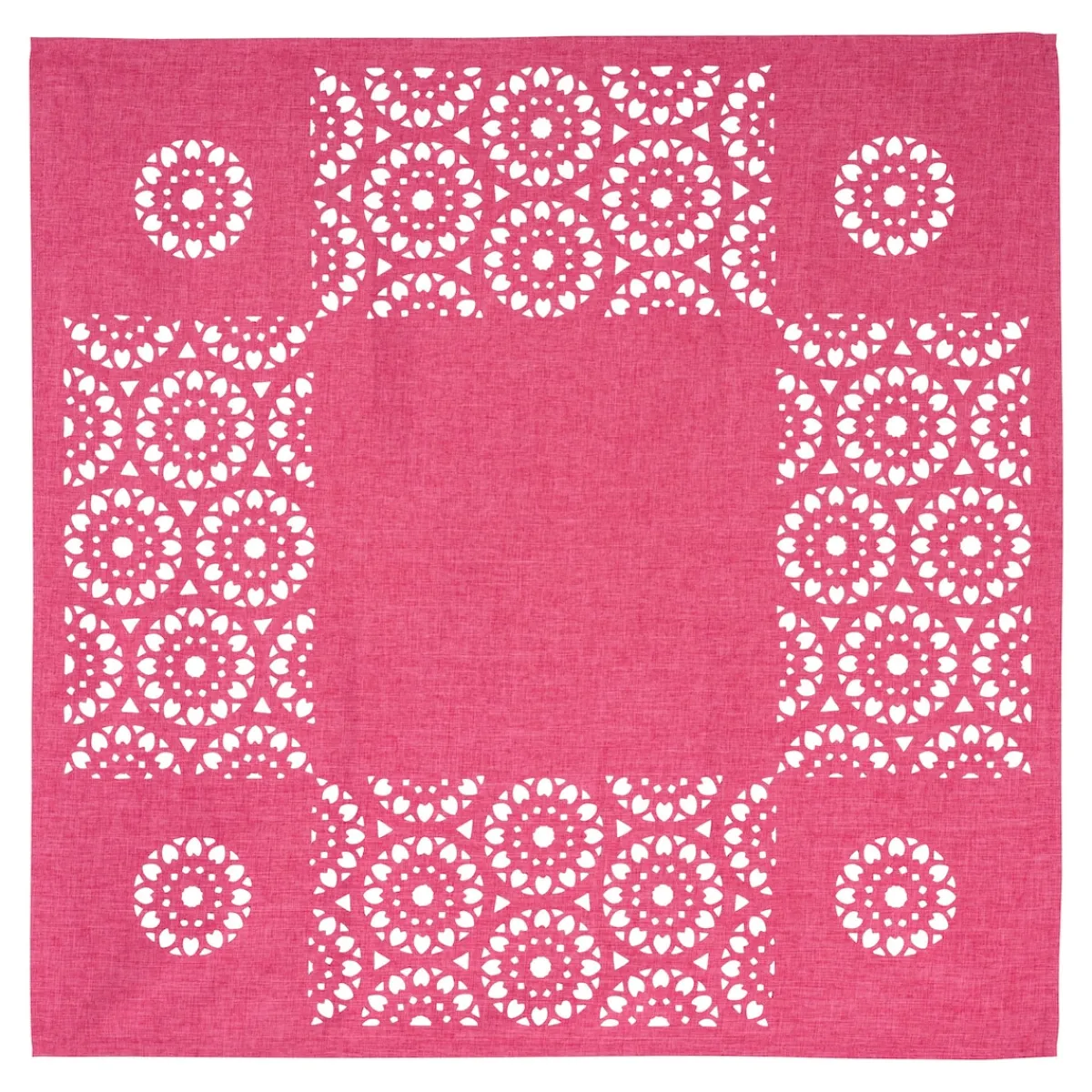 Die moderne Hausfrau Mitteldecke „Romantik“, 85x85 cm