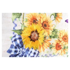 Tischdecken & -Läufer·Tischdecken|Die moderne Hausfrau Mitteldecke „Sonnenblume“, 85x85 cm