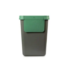 Die moderne Hausfrau Müllbehälter, 3er Set, je 25 l, stapelbar grau