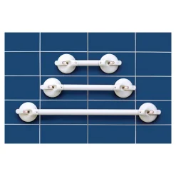 Badhilfen|Bade- & Toilettenhilfen·Badewanneneinstiegshilfen|Die moderne Hausfrau Mobiler Handgriff mit Vakuum Sicherheitsanzeige 35 cm