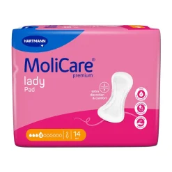 Inkontinenzeinlagen & Windeln|Die moderne Hausfrau MoliCare Premium LADY PAD, 14 Stück Saugleistung 780 ml