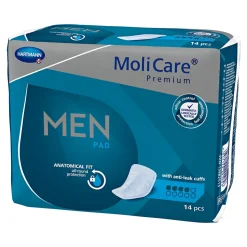 Inkontinenzeinlagen & Windeln|Die moderne Hausfrau MoliCare Premium MEN PAD, 14 Stück Saugleistung 540 ml