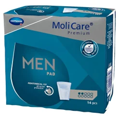 Inkontinenzeinlagen & Windeln|Die moderne Hausfrau MoliCare Premium MEN PAD, 14 Stück Saugleistung 330 ml