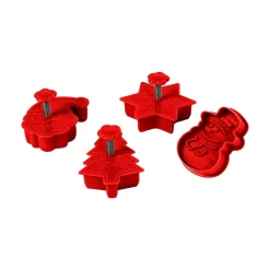 Backzubehör|Die moderne Hausfrau Motiv-Plätzchenausstecher "3D", 4 Stück