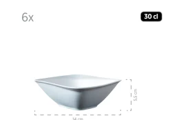 Schalen & Schüsseln|Die moderne Hausfrau Müslischalen 14 cm, Porzellan LA MUSICA